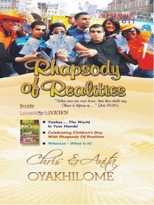 cover image of Rhapsody of Realities September 2011 Edition